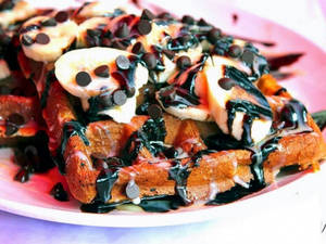 Funky Monkey Waffles