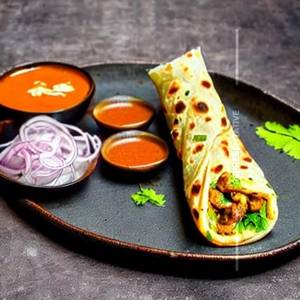 EGG MUTTON TIKKA ROLL