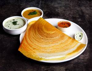 Cheese Onion Masala Rava Dosa