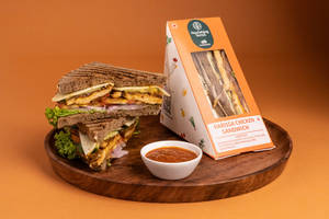 Harissa Chicken Sandwich On Multigrain Brown Bread