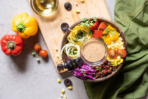 Paneer Southwest Salad