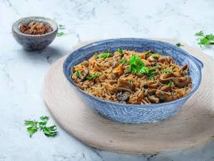 Mushroom Schezwan Rice