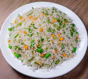 Schezwan egg fried rice
