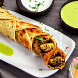 EGG CHICKEN MALAI KABAB ROLL
