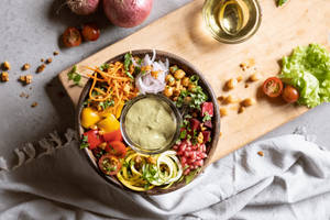 Paneer Indian Spiced Salad