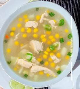 Sweet Corn Chicken Soup