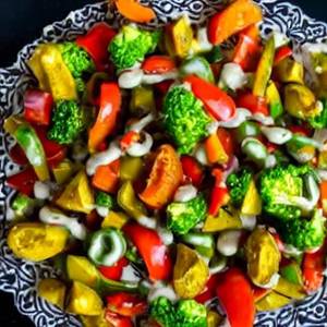 Mixed Vegetables In White Sauce