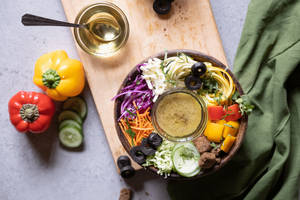 Paneer Classic Italian Salad