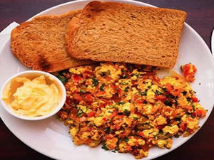 The Eggless Masala Scramble