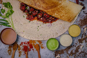 Veg Manchurian Dosa