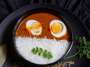 Egg Curry Rice Bowl