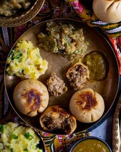 Litti Chokha Platter