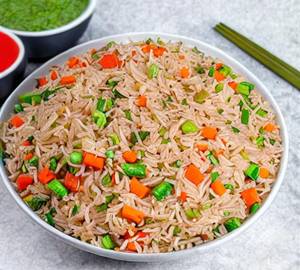 Schezwan Mixed Vegetable Fried Rice