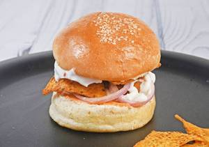 Veg Nachos Burger 