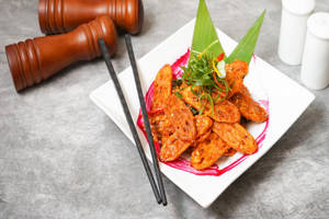 Lotus Stem Chilly Basil