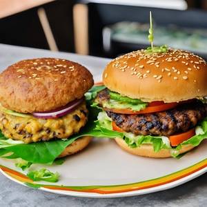 TCT Veggie + Indn Spice Aloo Tikki Burger