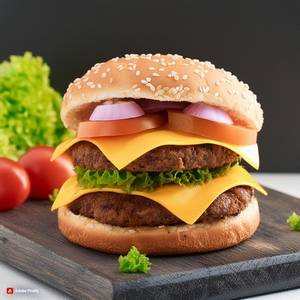 TCT Indn Spice Double Aloo Tikki Burger