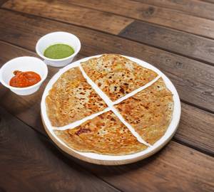2 Aloo Paratha with Sabji