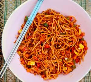 Veg Schezwan Noodles