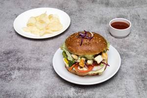 Fries Paneer Burger 