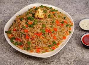 Schezwan chicken fried rice