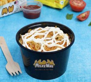 Cheese and creamy maggi a slurpy cheese and creamy