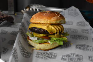 Smoked Beet & 'shroom Burger