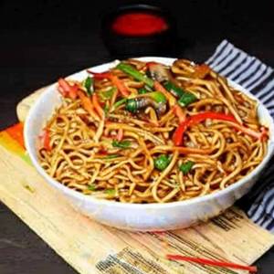 Schezwan Mushroom Noodles