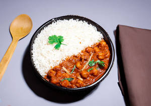 Amritsari Chole Rice Bowl