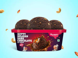 Nutty Belgian Dark Chocolate [Tub] 750Ml