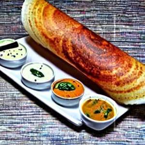 Butter Onion Masala Dosa