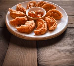 Peri Peri Fried Veg Momos (5Pcs)
