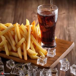 Crunchy Salted Fries + Coke 300 ml