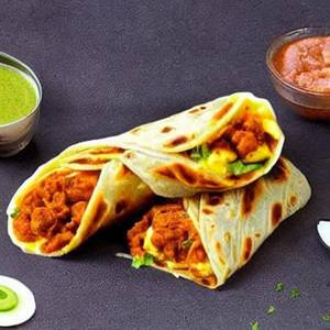 Double Egg Masala Cheese Roll