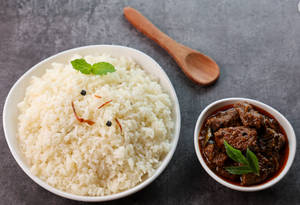 Ghee Rice Combo With Mutton Curry