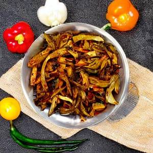 Kaadai Onion Pepper Fry