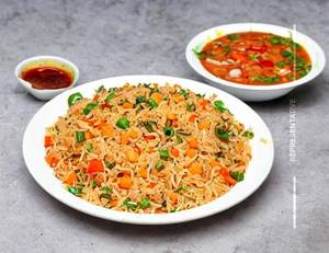 Triple Schezwan Fried Rice