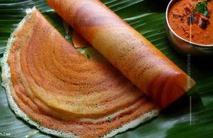 Mysore Sada Dosa ( Red Chutney)