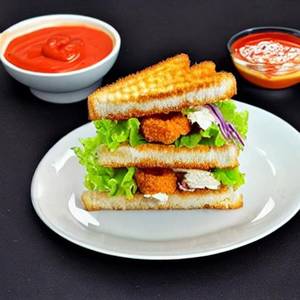 Chicken Nuggets Club Sandwich