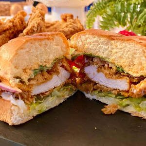 Crispy Zinger Chicken Burger