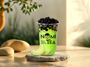 Cantaloupe Milk Bubble ( Boba ) Tea