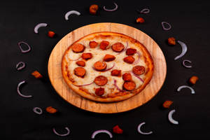 Kadhai Chicken Pizza
