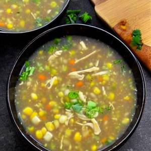 Sweet Corn Chicken Soup
