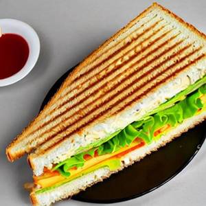 Veg Club Sandwich Cheese Sandwich