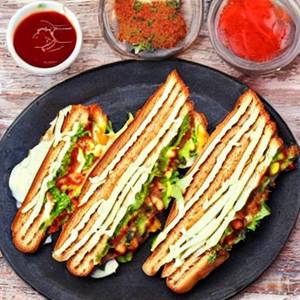 Veg Cheese Sandwich Toast