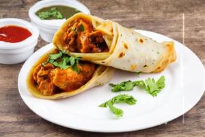 Chicken Masala Cheese Roll