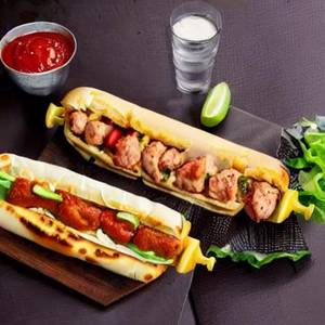 Special Chicken Shawarma Stuffed Hotdog