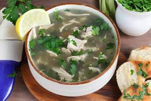 Chicken Lemon Coriander Soup