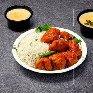 Chicken Hong Kong Combination Rice