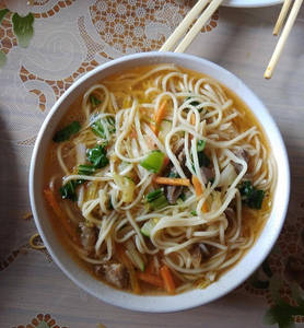 Thukpa Noodle Soup Veg